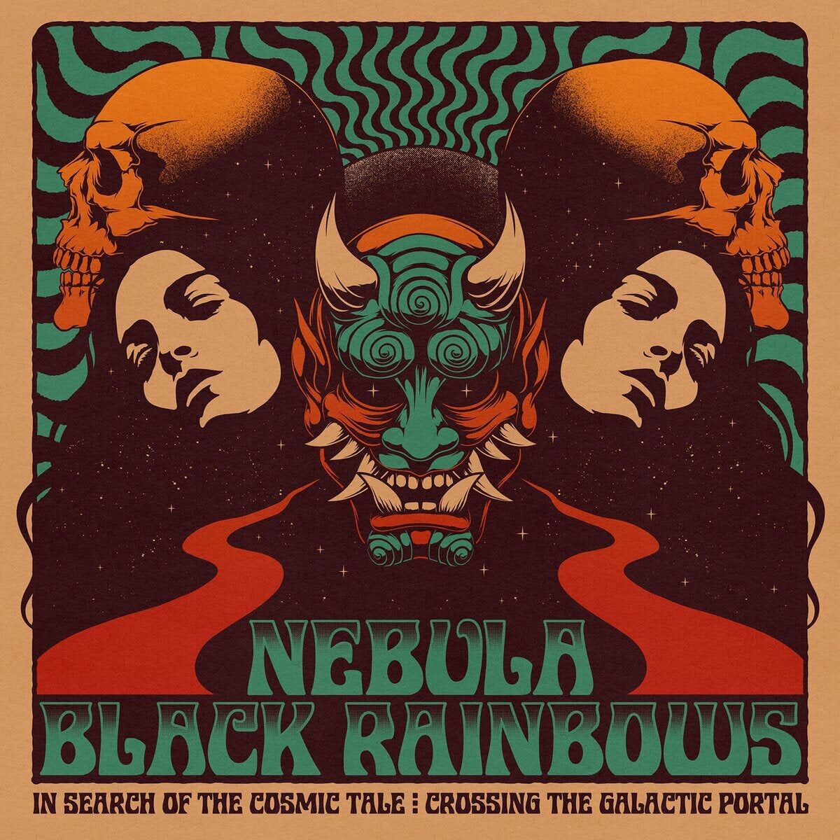 Nebula / Black Rainbows LP - In Search Of The Cosmic Tale: Crossing The Galactic Portal (Yellow Vinyl)