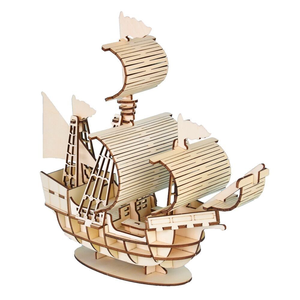 Holzbausatz Segelschiff Götheborg klein aus Holz