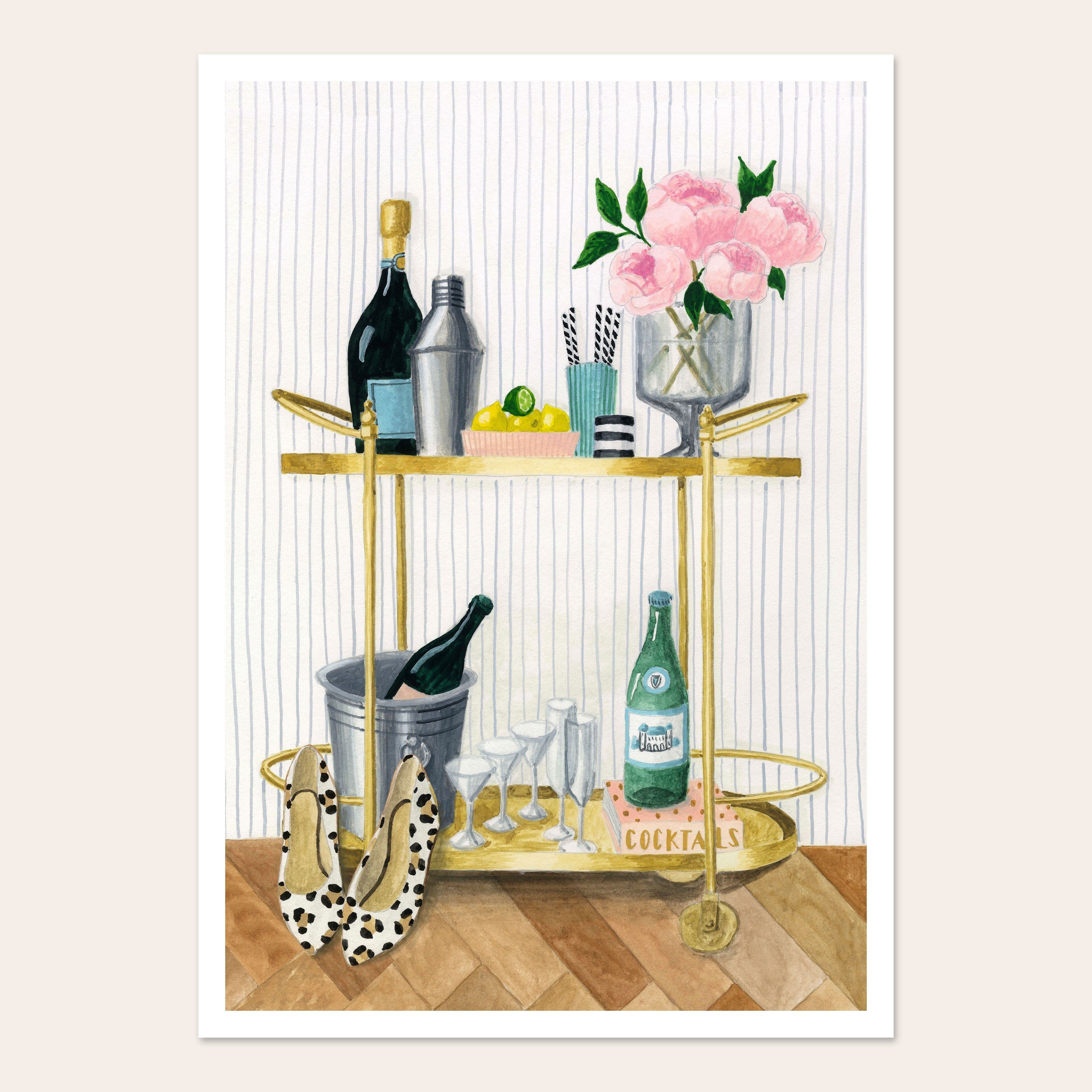 Manifesto della ragazza festaiola