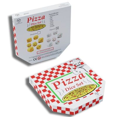 Q WORKSHOP Pizza Dice Set Pepperoni