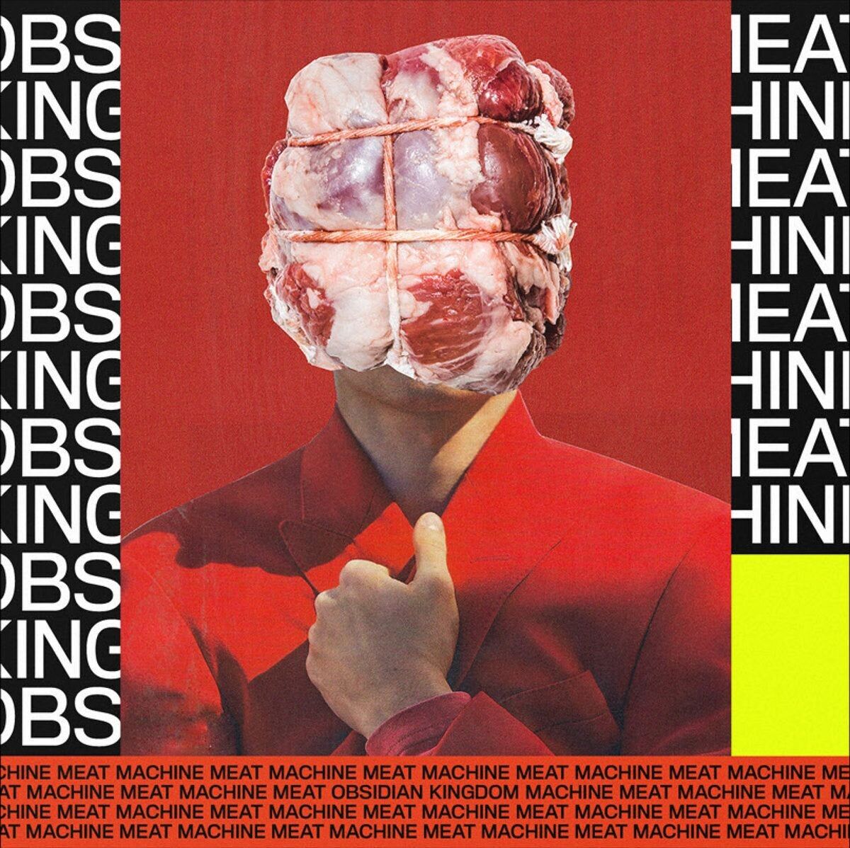 Obsidian Kingdom LP – Meat Machine (rotes Vinyl)