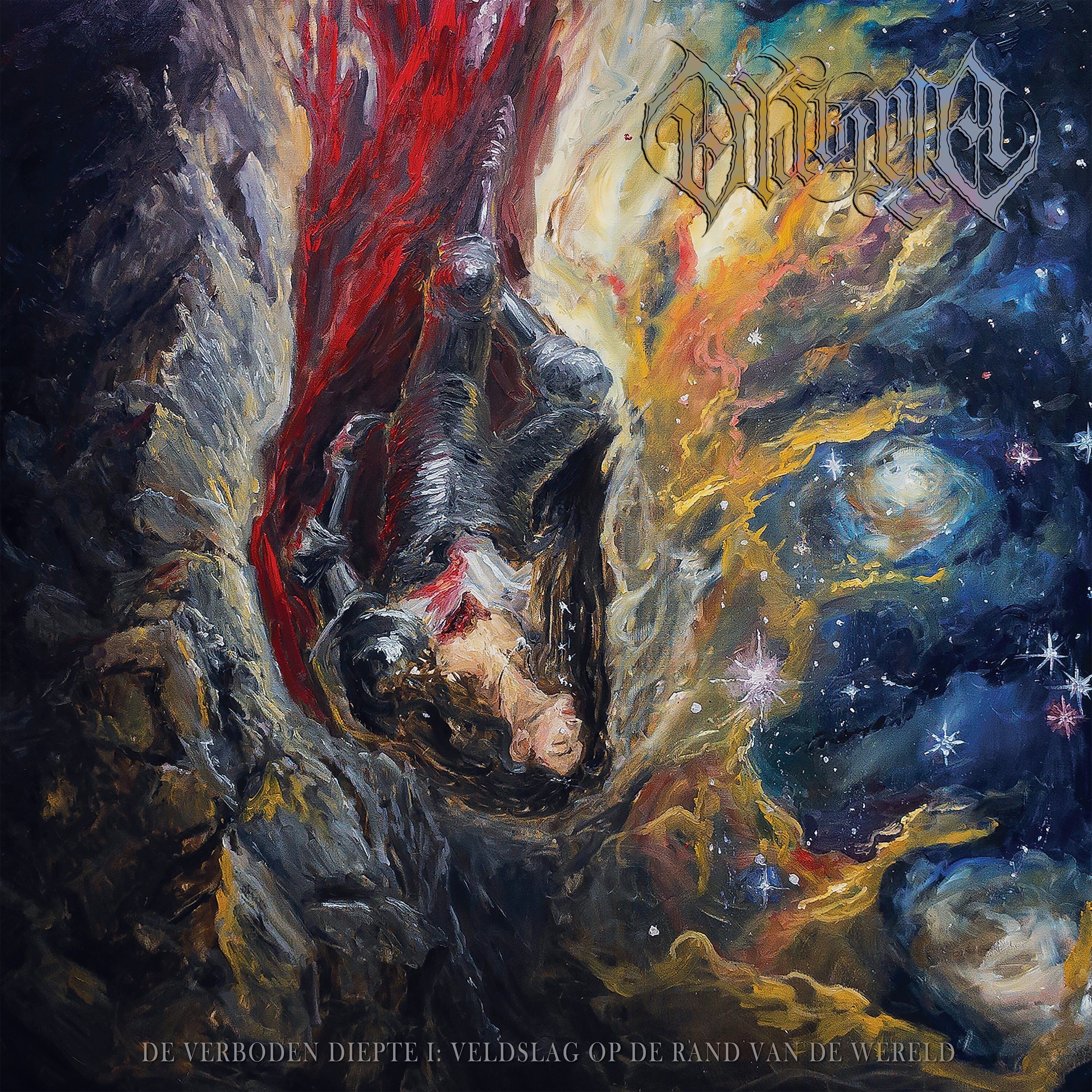 Dystopia LP – De Verboden Diepte I: Veldslag Op De Rand Van De Wereld (Kristallklares / mehrfarbiges Splatter-Vinyl + Beilage & A2-Poster)