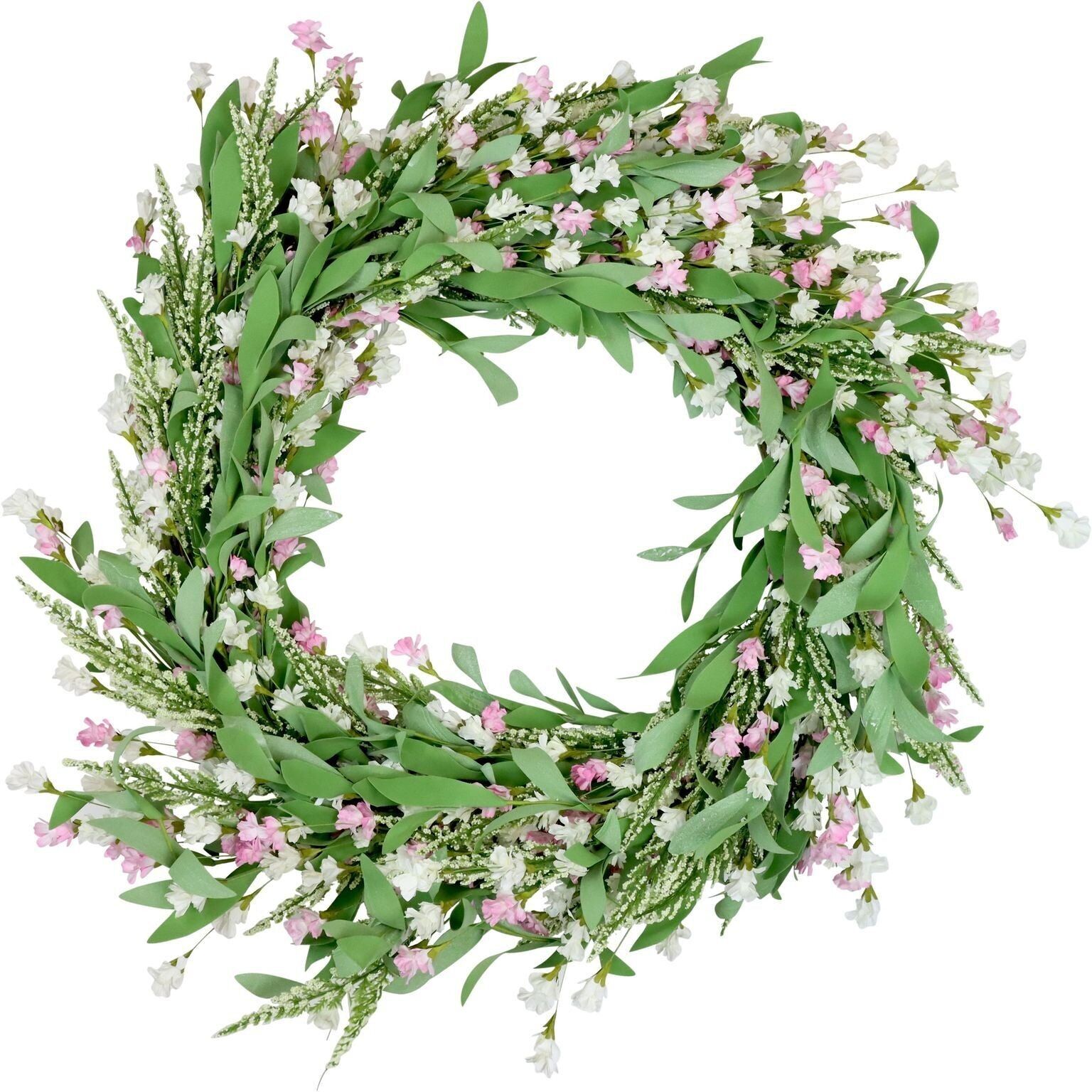 CORONA DECORATIVA DI FIORI DI PRATO (HOFF1964)