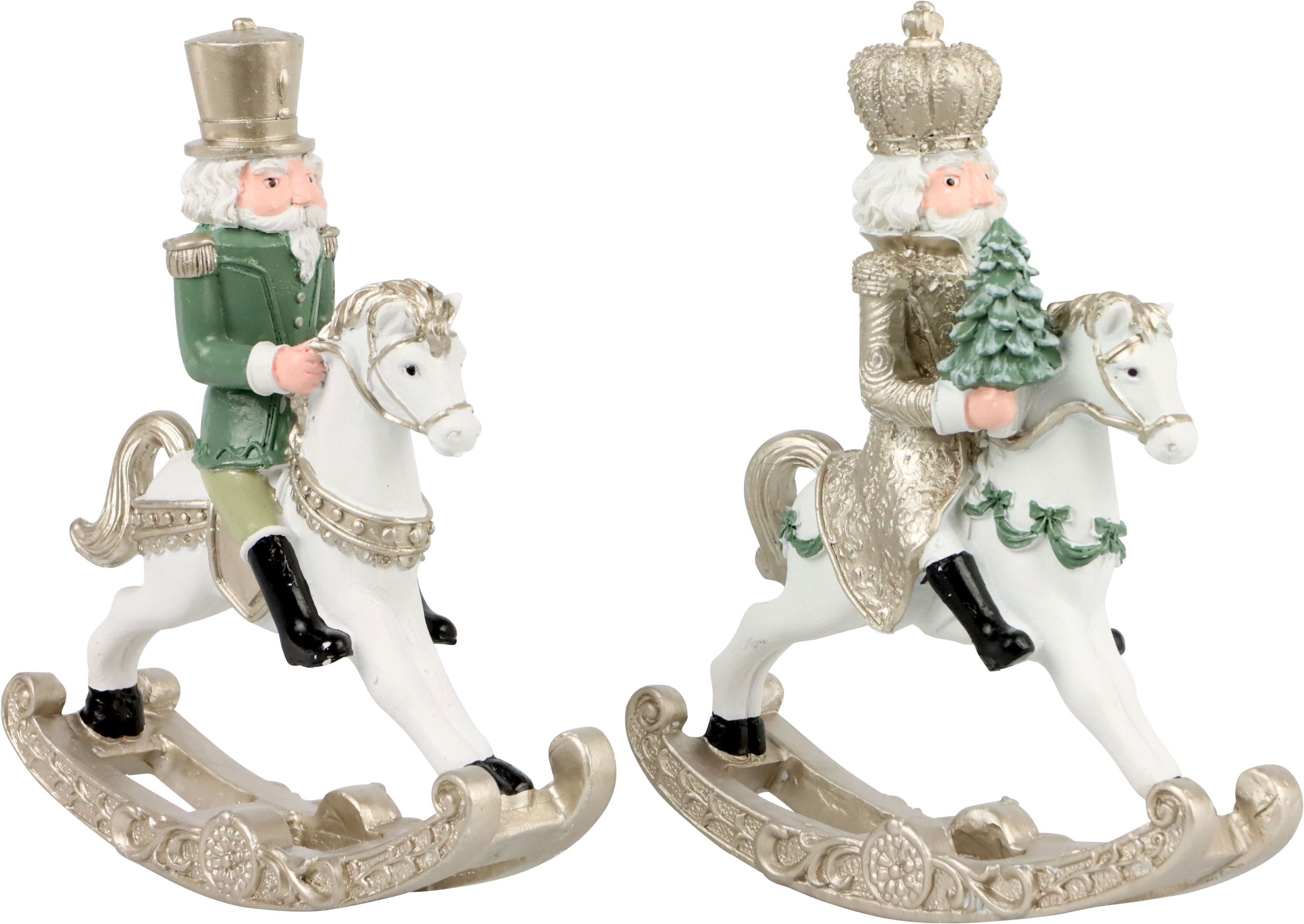 SCHIACCIANOCI CAVALLI A DONDOLO SET 2 PEZZI (HOFF2415)