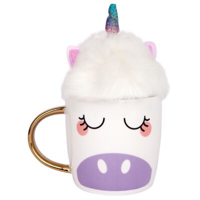 Unicorn Fluffy Mug Set