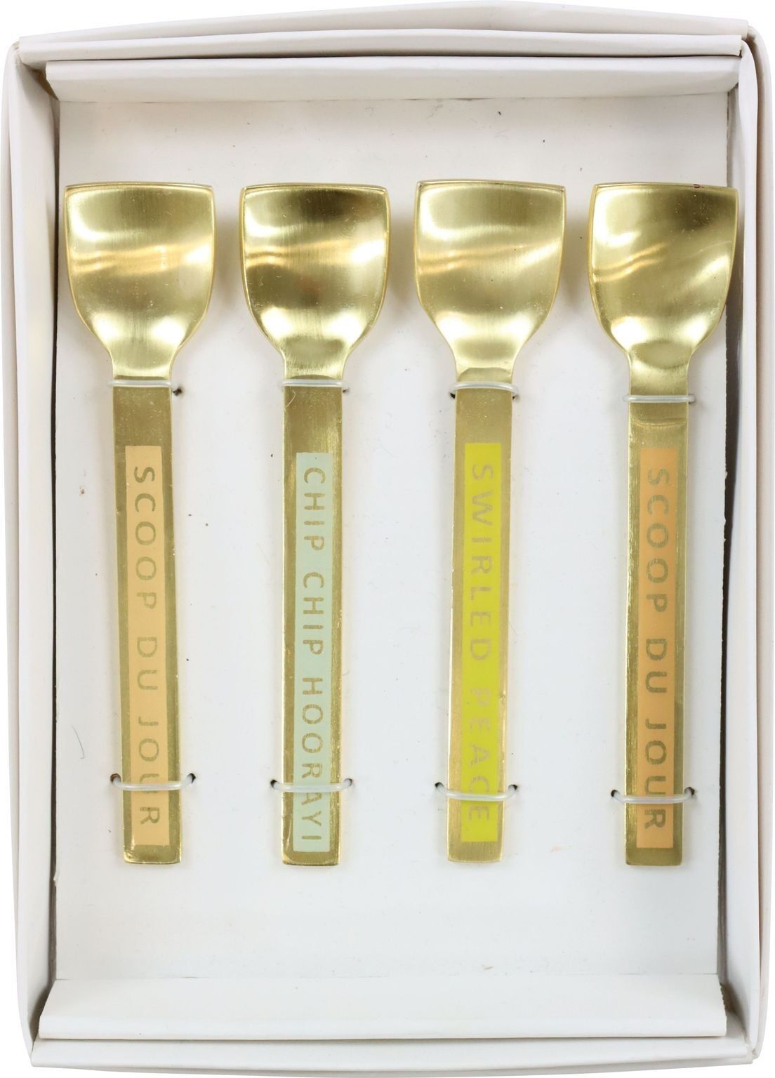 CUCCHIAI DESSERT PALETTA SET 4 PEZZI (HOFF3031)