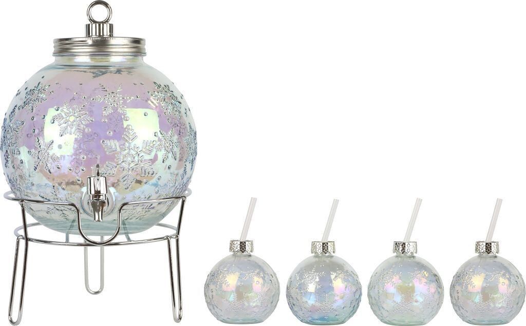 JUEGO APERITIVO M. CALLE. JUEGO DE 6 PIEZAS COPO DE NIEVE (HOFF1724)