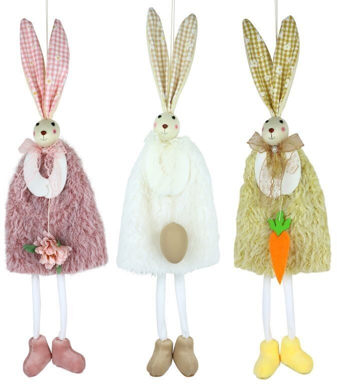 HASENFIGUREN COSY EASTER  3 TEILIGES SET (HOFF2700)