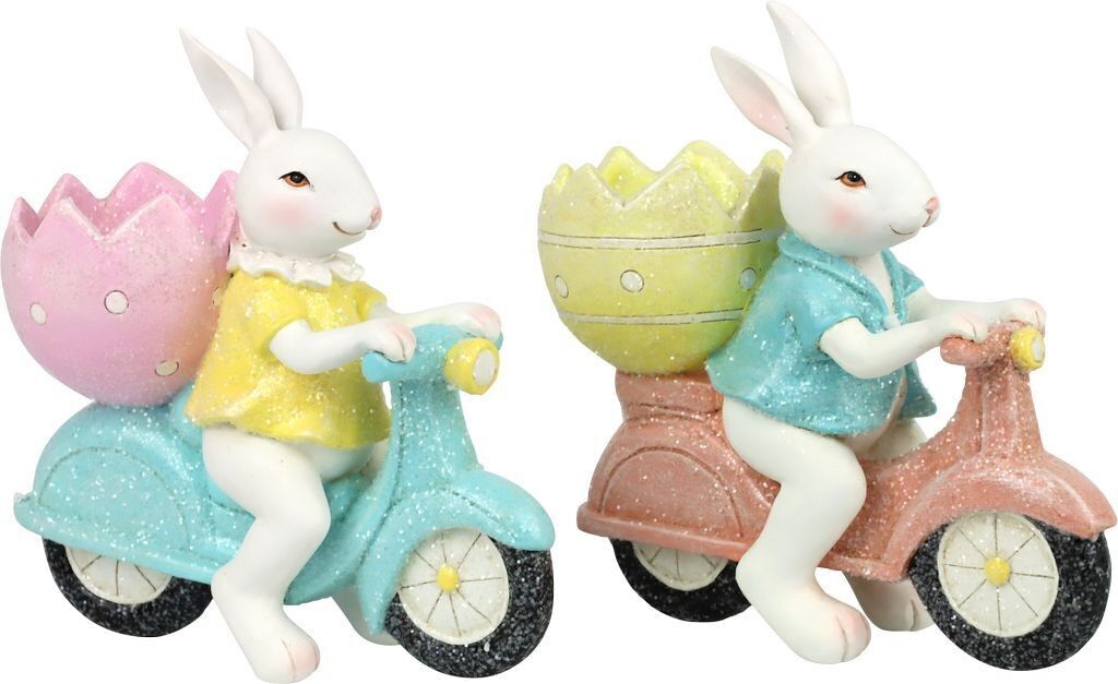SET 2 PEZZI SCOOTER CONIGLIETTO PASQUA (HOFF2977)