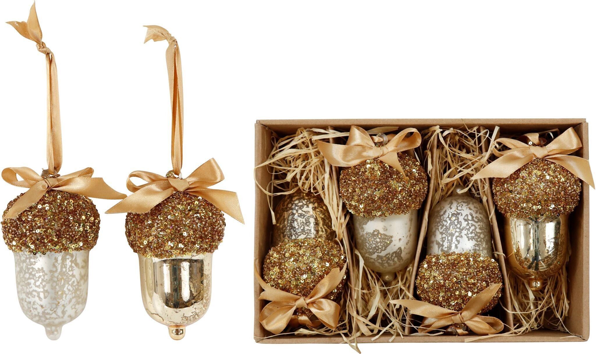 SCATOLA VINTAGE ACORN SET 4 PEZZI (HOFF3126)