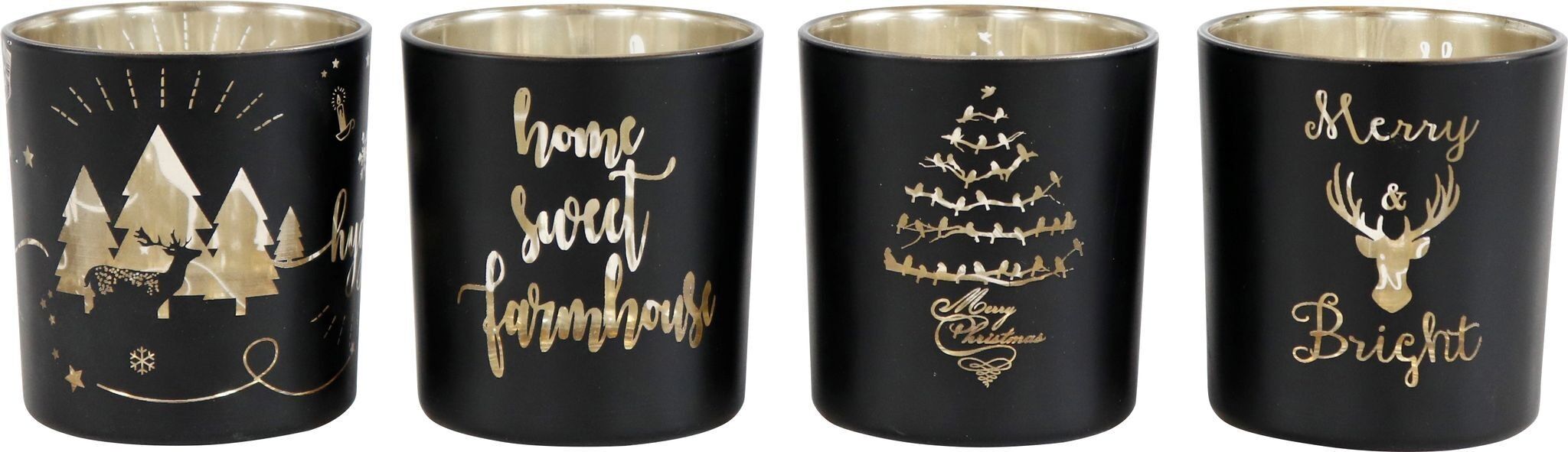 LAMPADE DA TAVOLO MERRY&BRIGHT SET 4 PEZZI (HOFF1385)