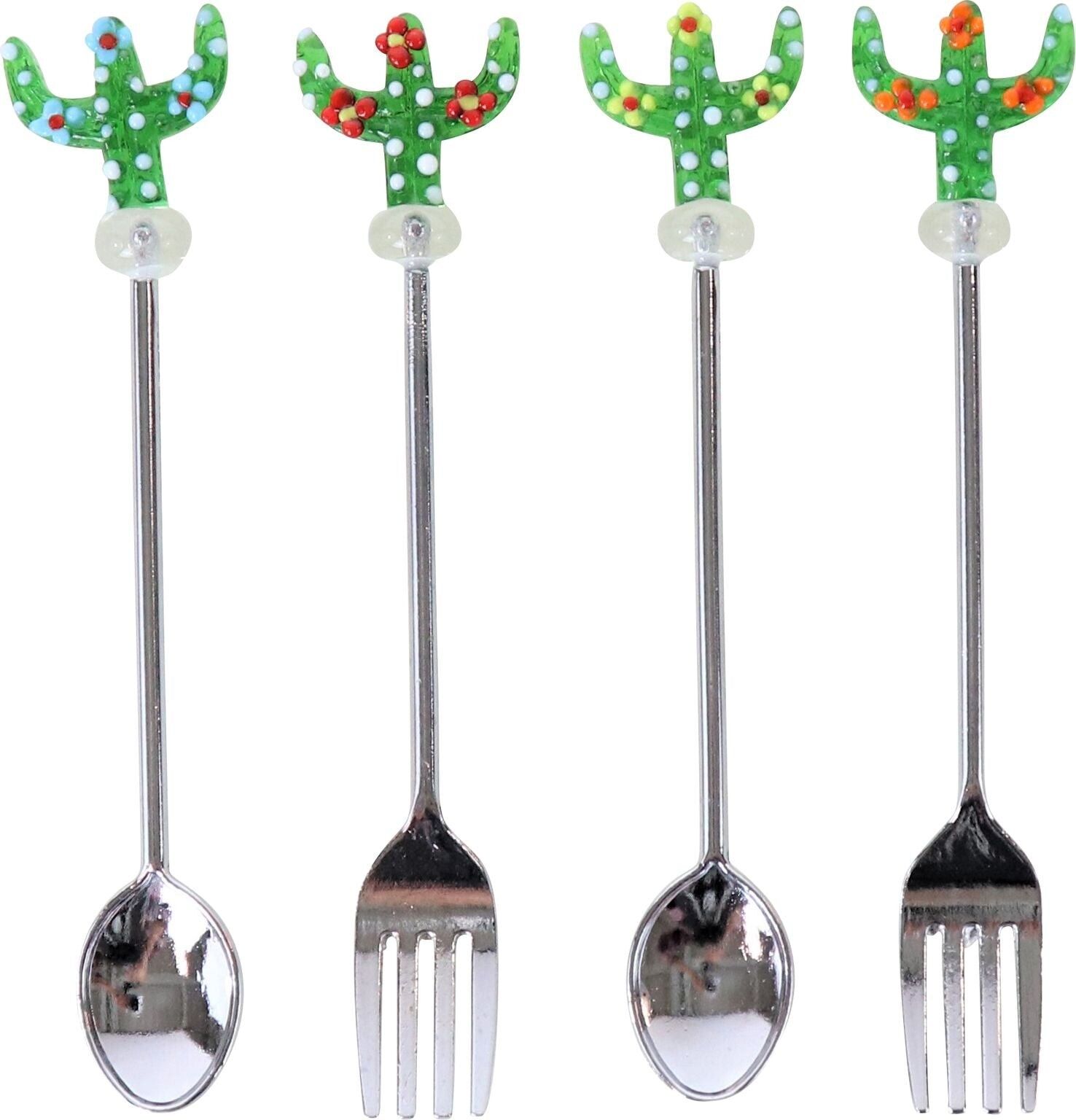 POSATE CACTUS SET 4 PEZZI (HOFF1388)