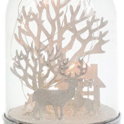 SCÈNE DE NOËL À CLOCHE LED (HOFF2117)
