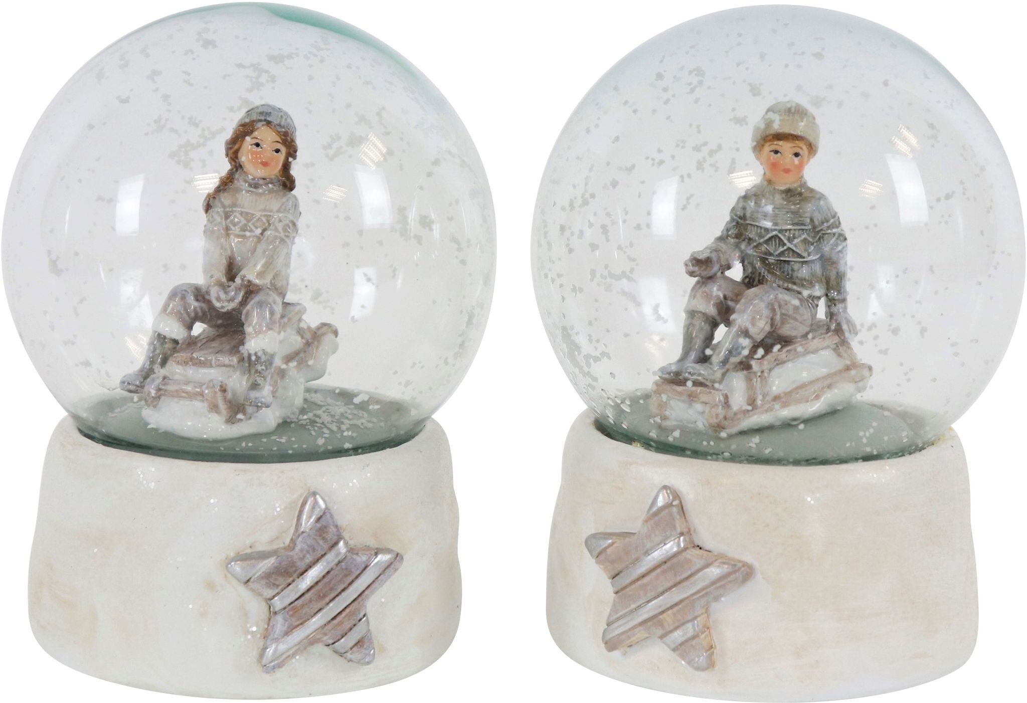 GLOBI DA NEVE INVERNALI PER BAMBINI SET 2 PEZZI (HOFF3799)
