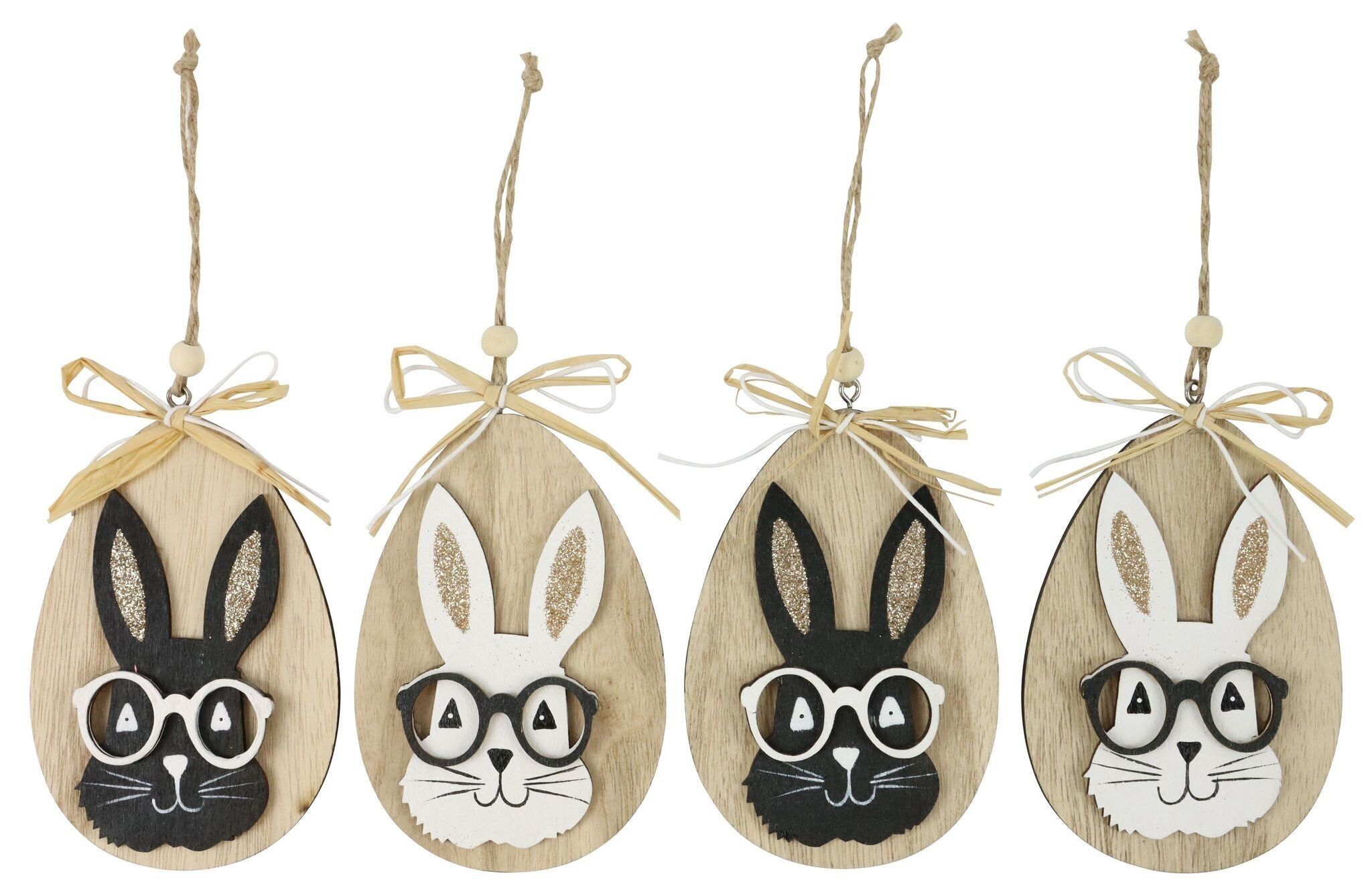 SET 4 PEZZI CON CIONDOLO UOVO A SCACCHI (HOFF4808)