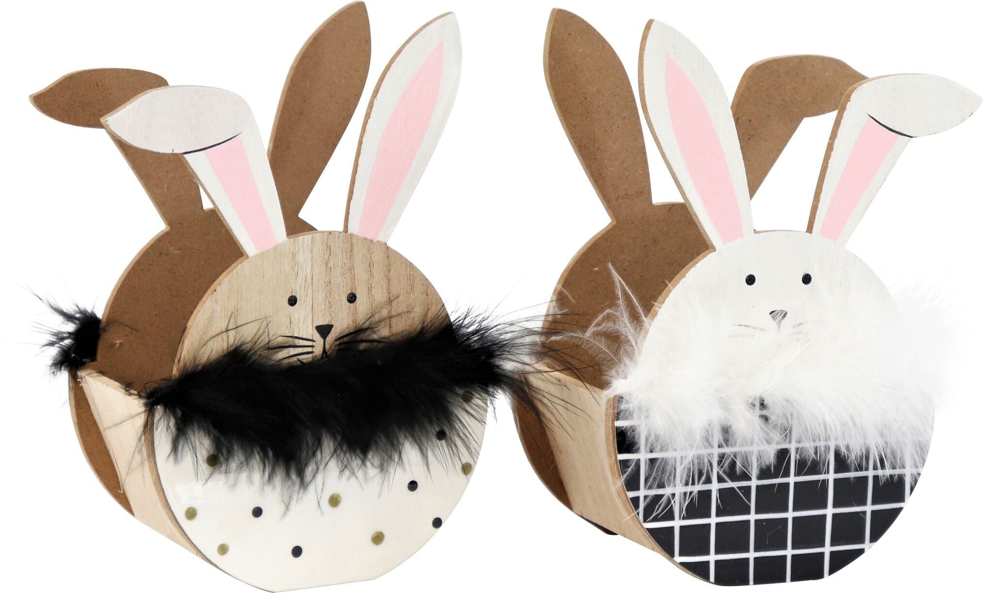 SCATOLE PER CONIGLI SCACCHI SET 2 PEZZI (HOFF4825)