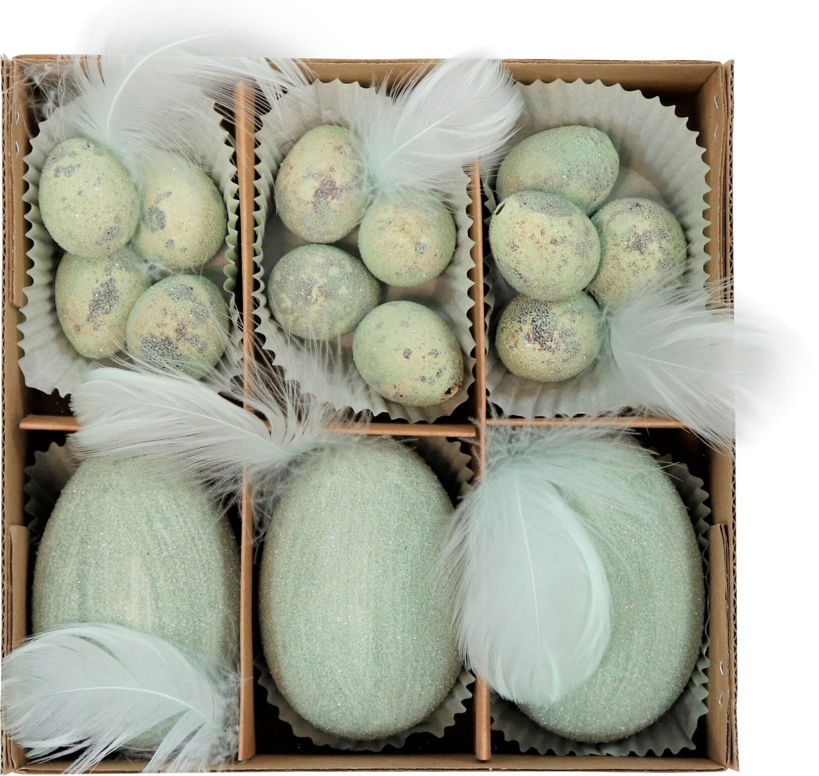 EIERBOX EMERALDGREEN  15 TEILIGES SET (HOFF5404)