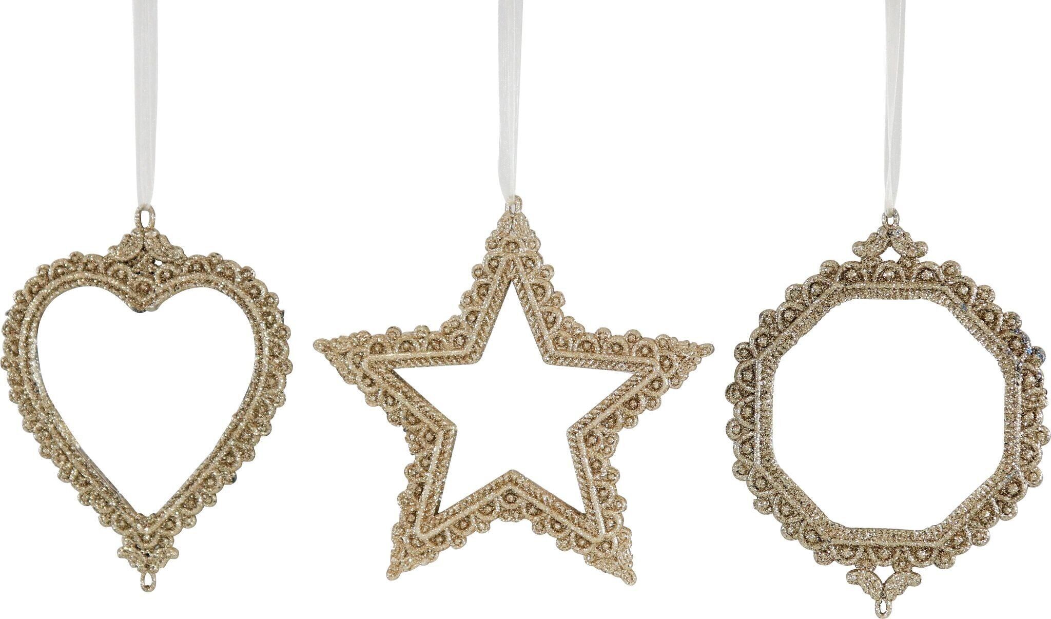 GRUCCIA DECORATIVA SPECCHIO SET 3 PEZZI (HOFF5568)