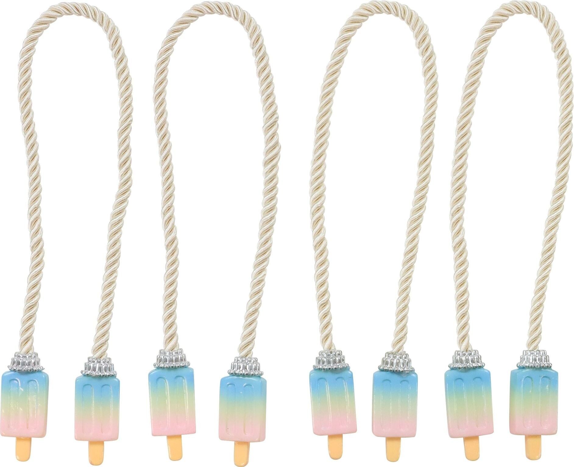 TASSEL ICE CREAM ON A STICK 4 PIECE SET (HOFF5602)