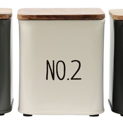 BOTES DE ALMACENAMIENTO CANTINA SET DE 3 PIEZAS (HOFF5698)
