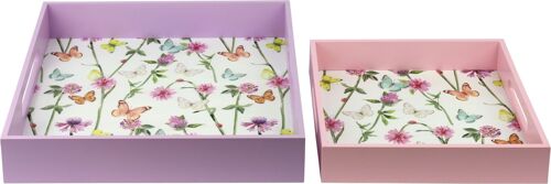 TABLETTS BUTTERFLY  2 TEILIGES SET (HOFF5855)