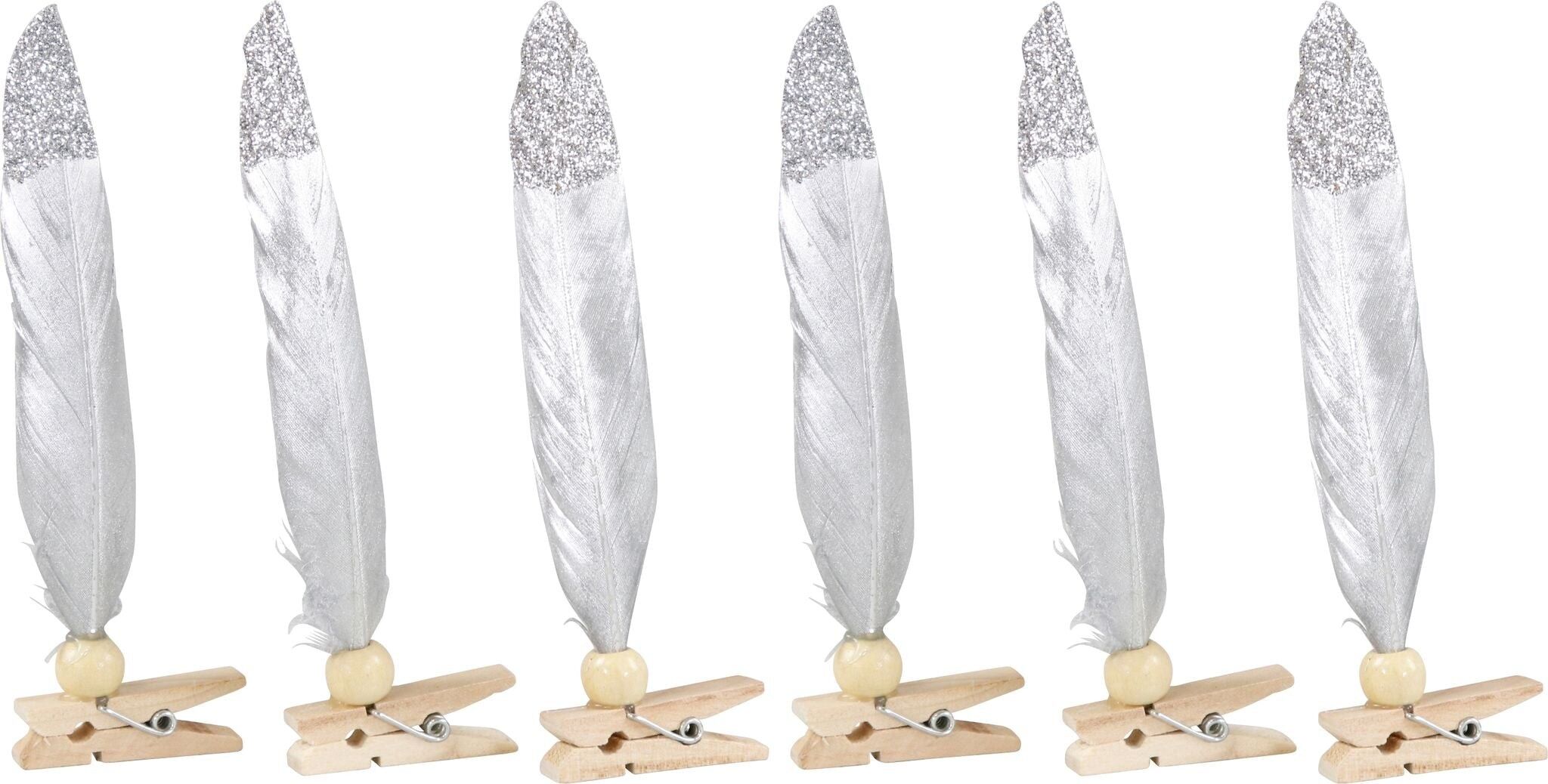 FEDERKLAMMERN ARGENTO  6 TEILIGES SET (HOFF5963)