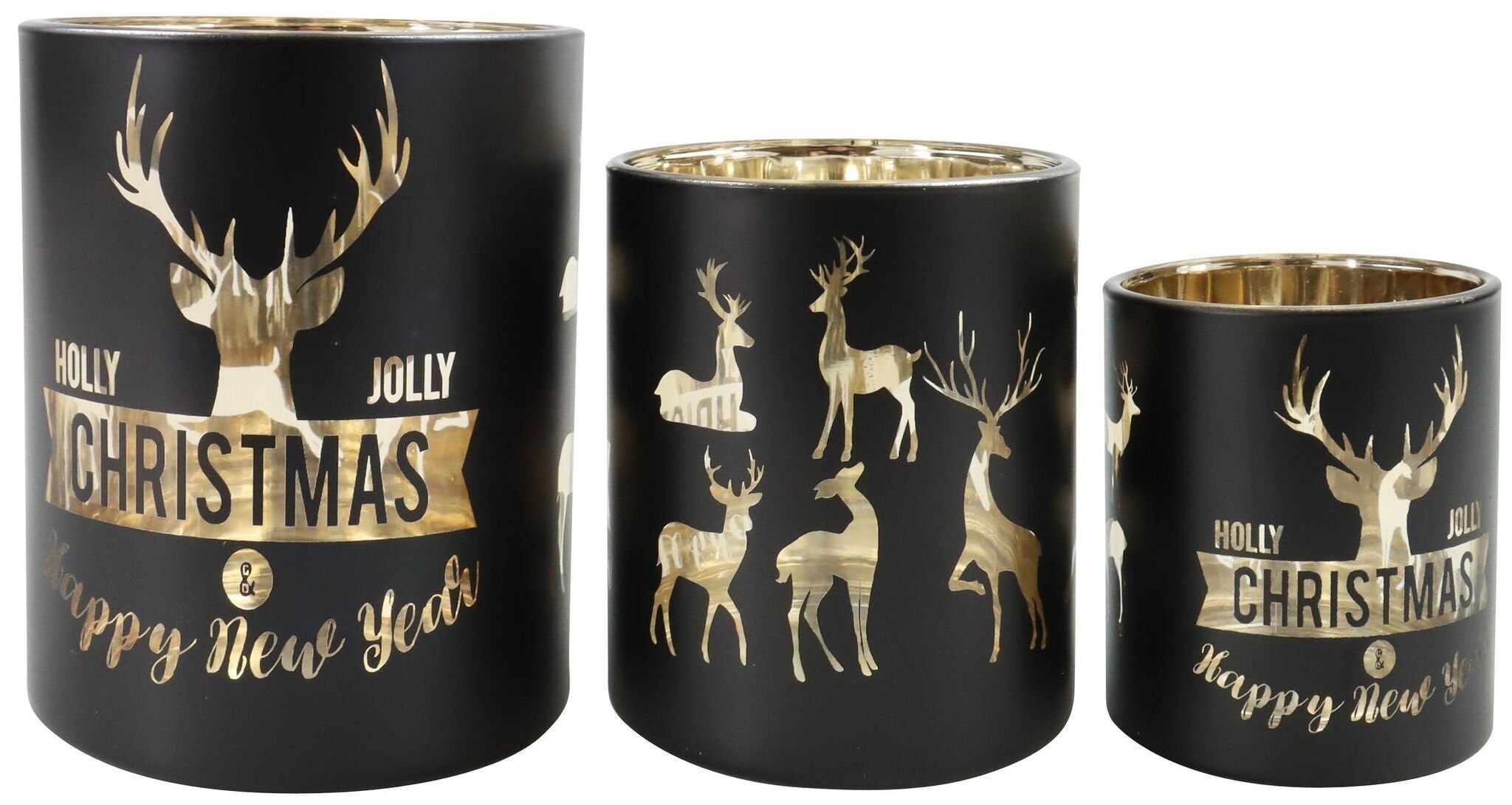 WINDLICHTER JELLY XMAS  3 TEILIGES SET (HOFF6367)