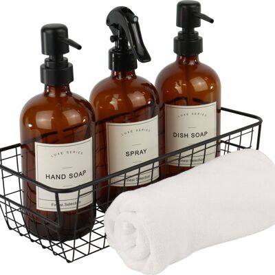 SINK ENSEMBLE TIDY UP 5 PIECE SET (HOFF6722)