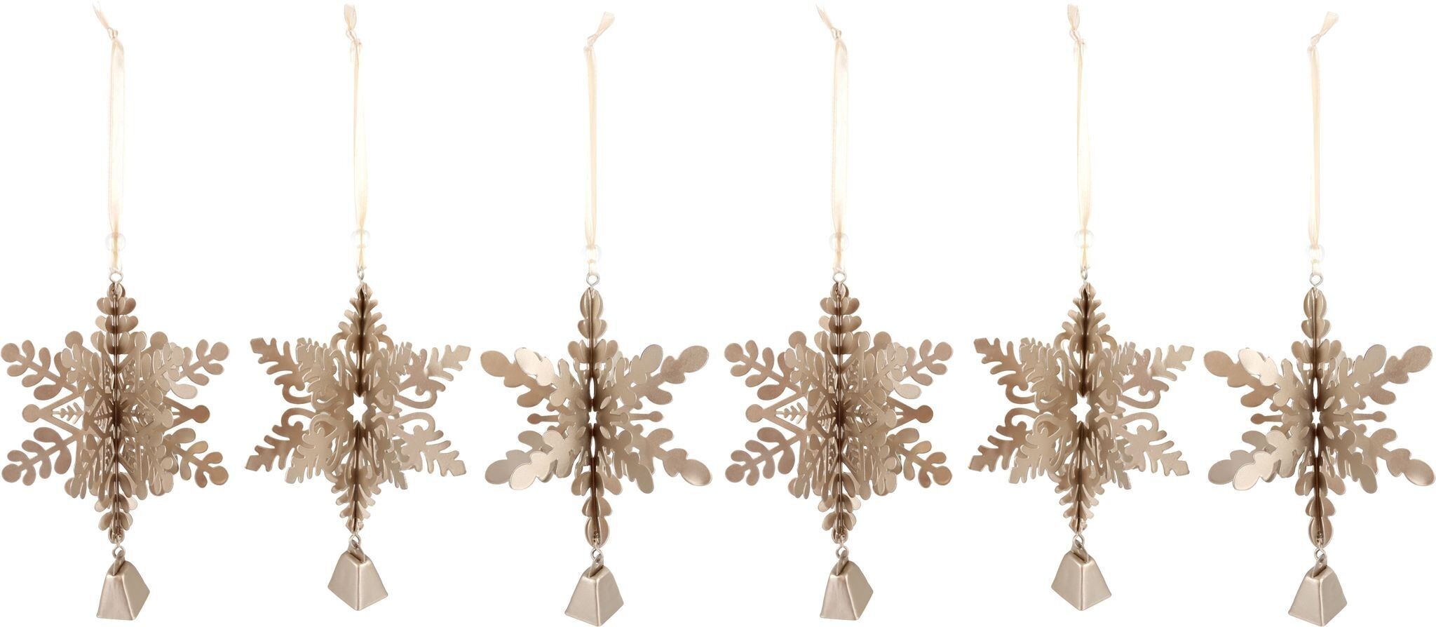 GRUCCIA IN METALLO STELLE SET 6 PEZZI (HOFF7004)