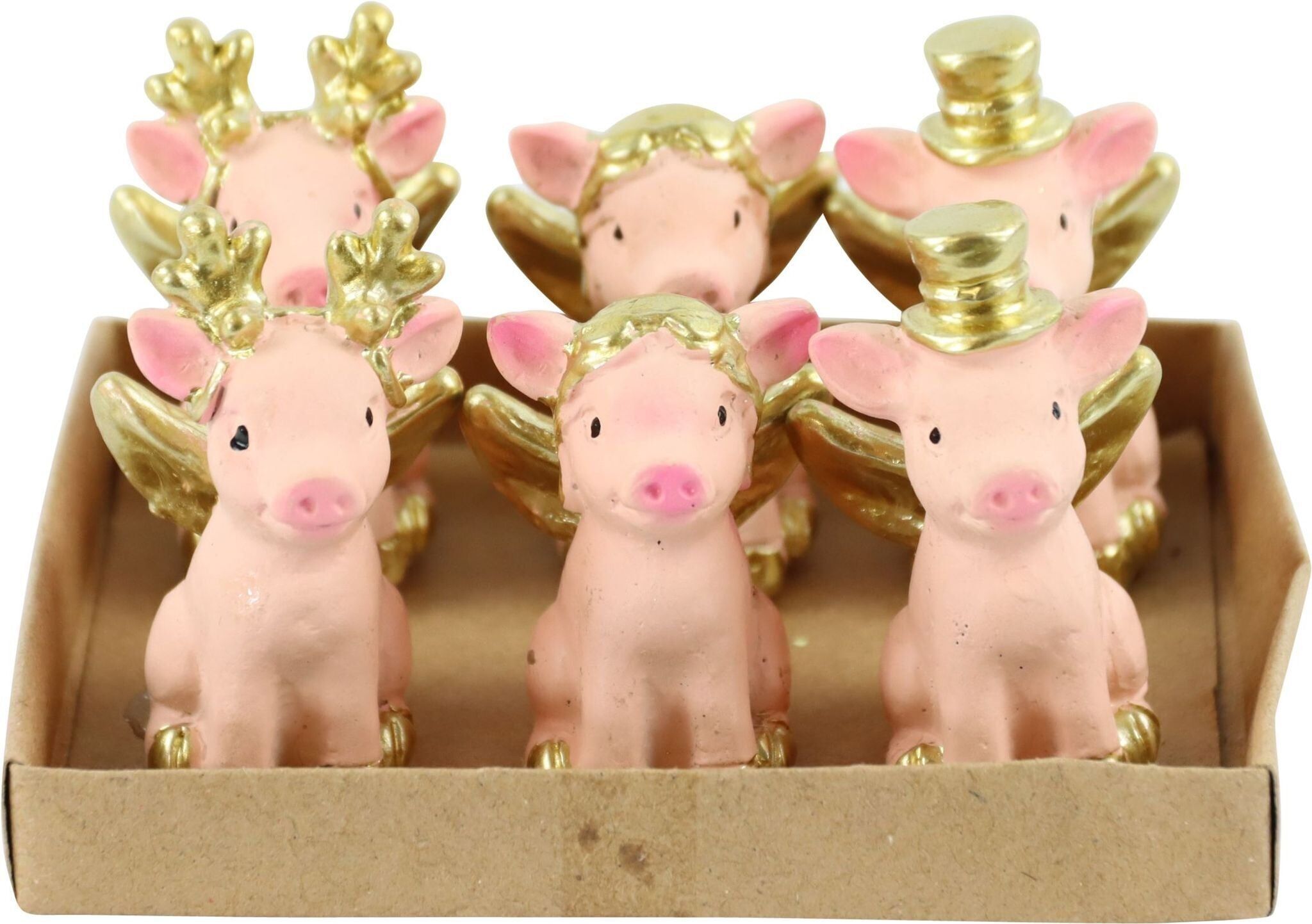 GLÜCKSSCHWEINE LUCKY  6 TEILIGES SET (HOFF8125)