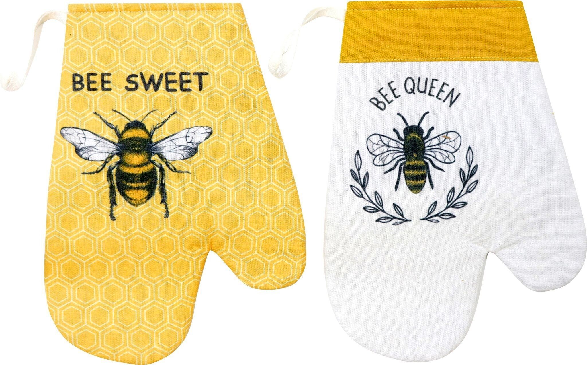 GANTS DE POT BEE QUEEN ENSEMBLE 2 PIÈCES (HOFF8915)