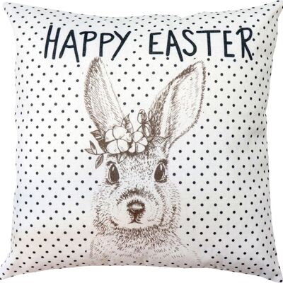 FUNDA DE COJÍN FELIZ PASCUA 40X40 (HOFF8981)