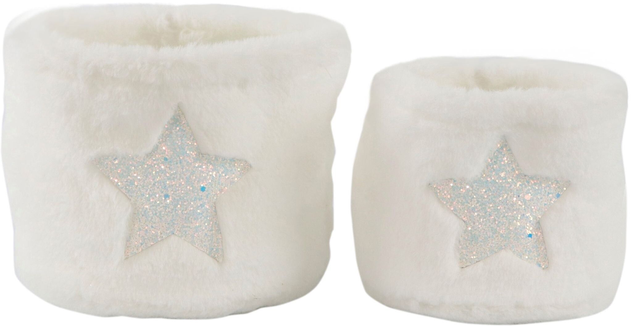 FUR BASKETS STAR 2 PIECE SET (HOFF9242)