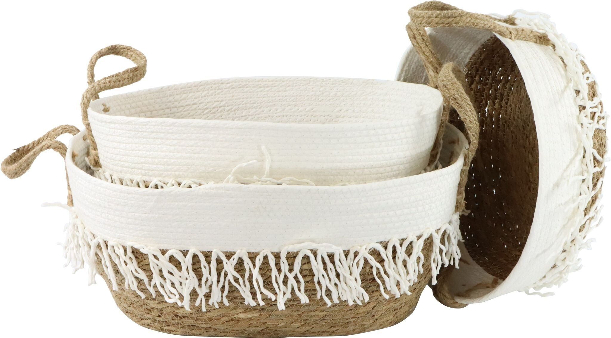 SET CESTINI OVALI SAMOS 3 PEZZI (HOFF9767)