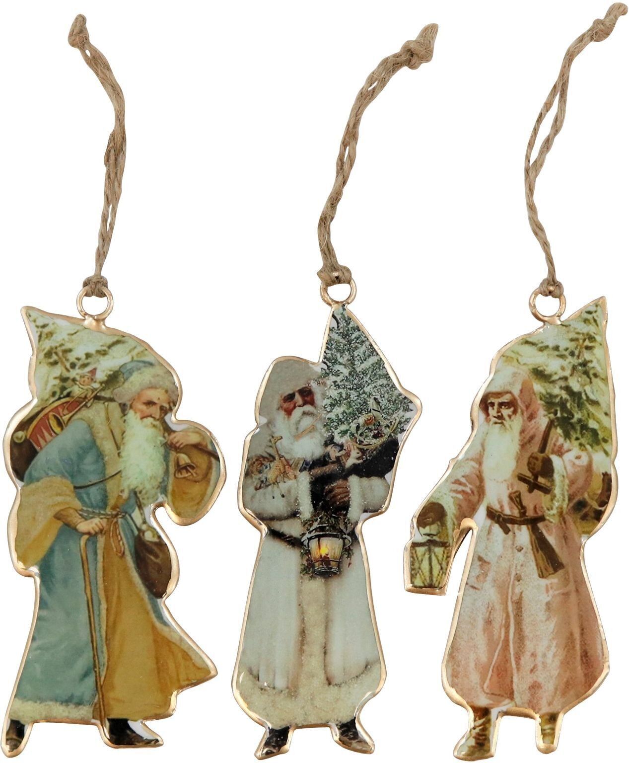 GRUCCIA NOSTALGICA BABBO NATALE SET 3 PEZZI (HOFF4274)