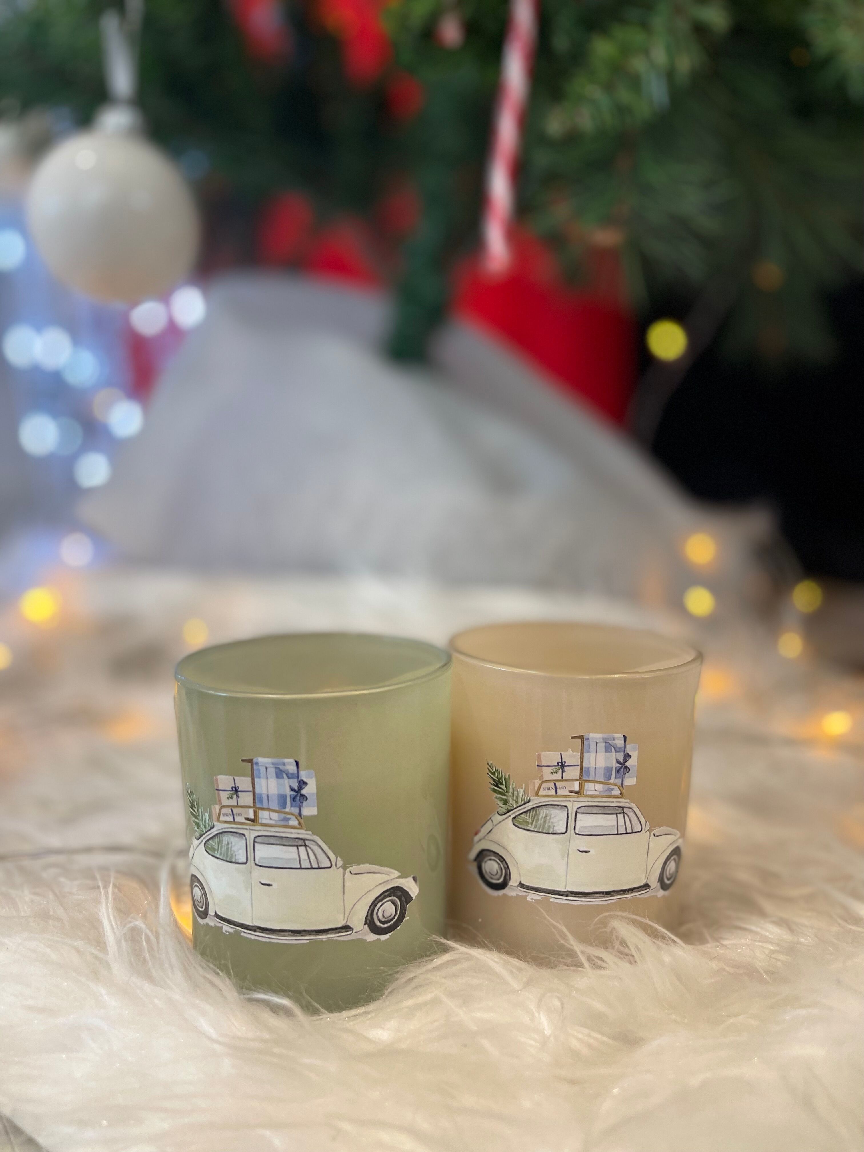 Geschenk-Autokerze – Weihnachtskollektion