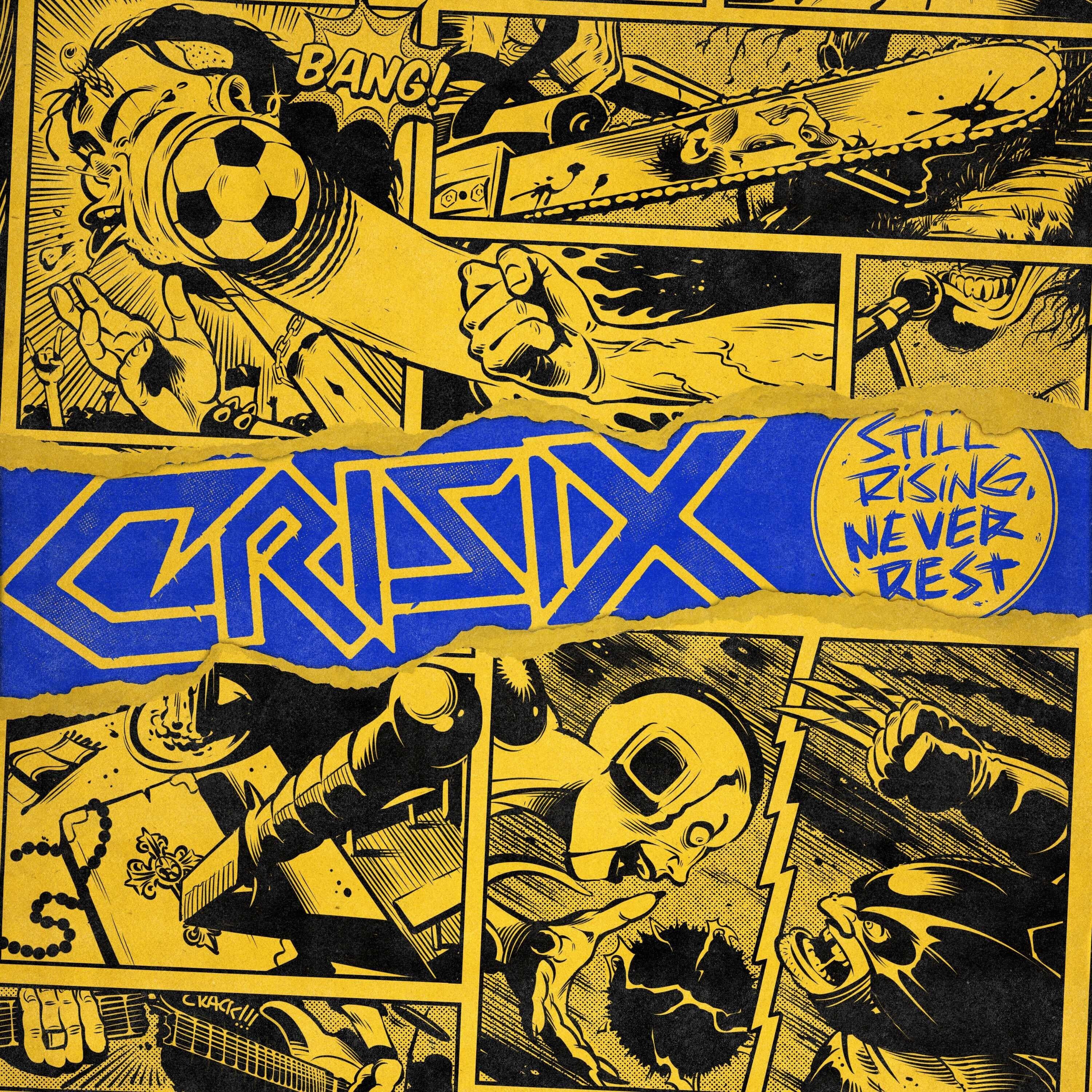 Crisix LP – Still Rising… Never Rest (Yellow Flame-Vinyl)