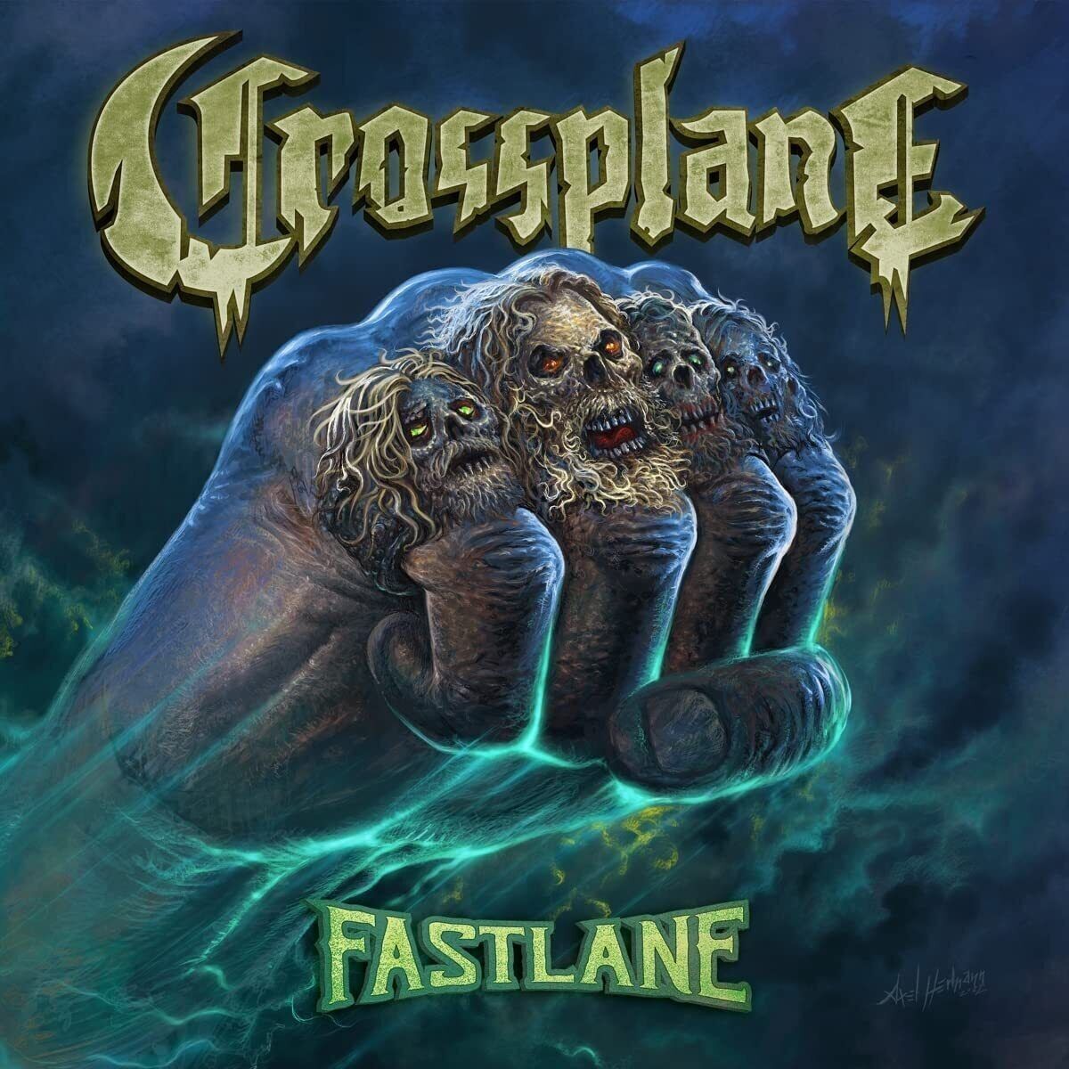 Crossplane LP – Fastlane (Grün marmoriertes Vinyl)