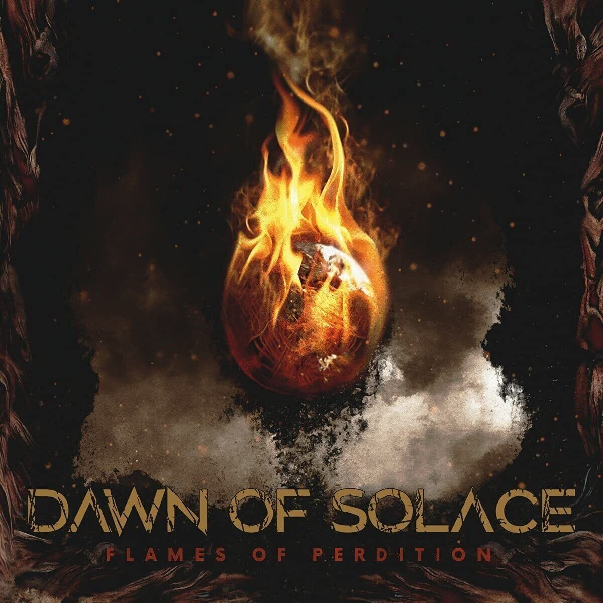 Dawn Of Solace LP - Fiamme della perdizione (oro / splatter nero)