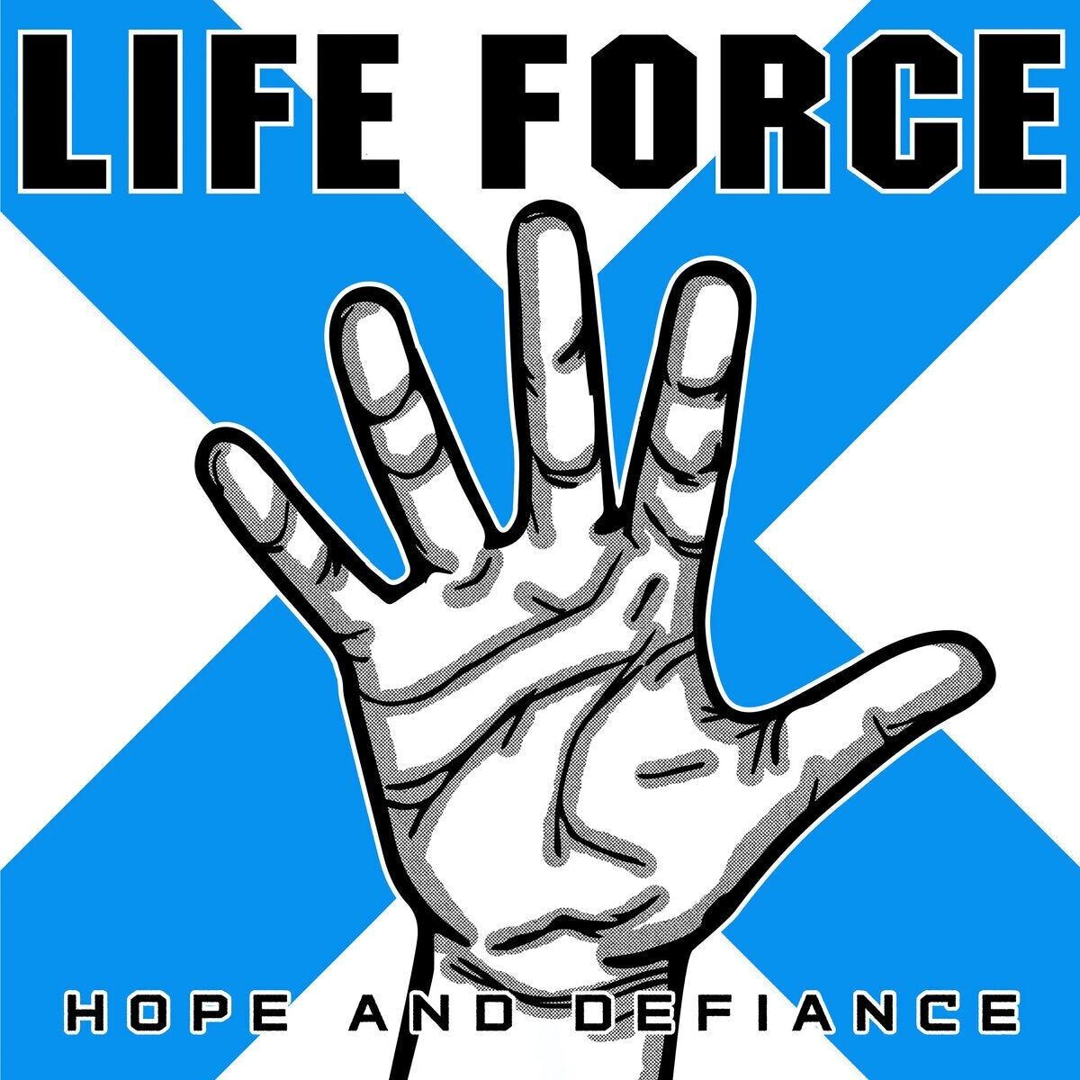 Life Force LP – Hope And Defiance (lila/weißes Splatter-Vinyl)