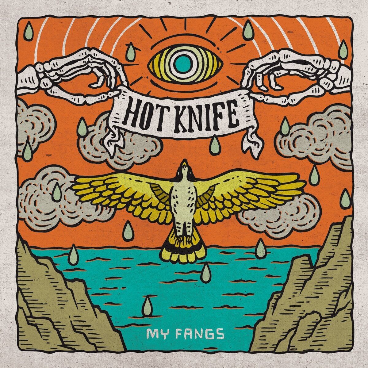 Hot Knife LP - My Fangs (Vinile arancione)