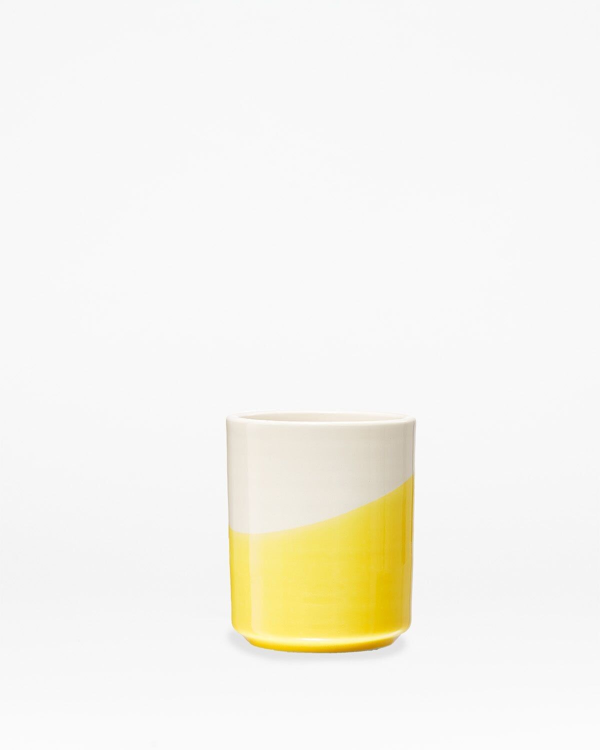 Immersione di colore giallo, piccolo vasetto molto utile