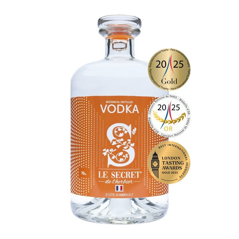 WODKA Aprikosenschale DAS GEHEIMNIS des Herbariums