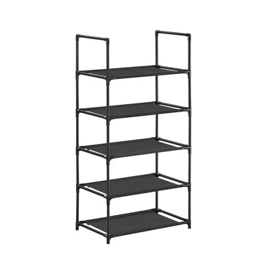Schoenenrek avec 5 planches de rangement 45 x 28 x 89 cm (L x B x H)