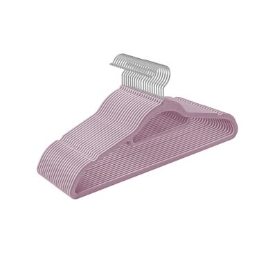 Set van 20 cintres fluwelen en paires zacht 43,5 x 0,6 x 22,5 cm (L x B x H)