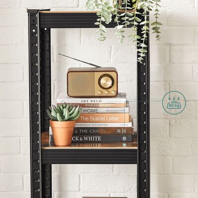 Set di 2 piani in ceramica con 5 piani 150 x 37 x 37 cm (A x L x P)
