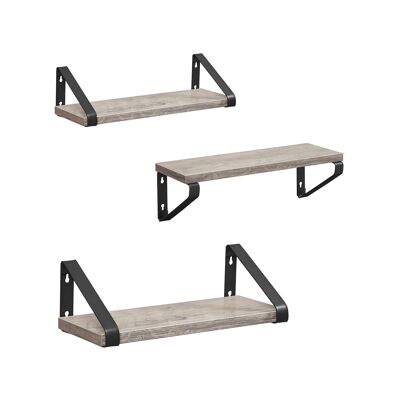 Juego de 3 planchas de madera 12 x 30 x 11 cm (D x B x H)