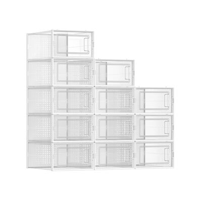 Set van 12 scarpe per scarpe per tutte le dimensioni 44 33,3 x 23 x 14 cm (L x L x A)