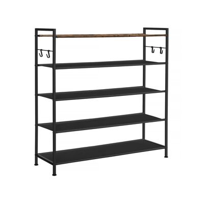 Schoenenrek avec 5 niveaux 29 x 89 x 92,5 cm (P x B x H)