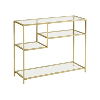 Console in vetro e metallo 35 x 100 x 80 cm (P x L x A)